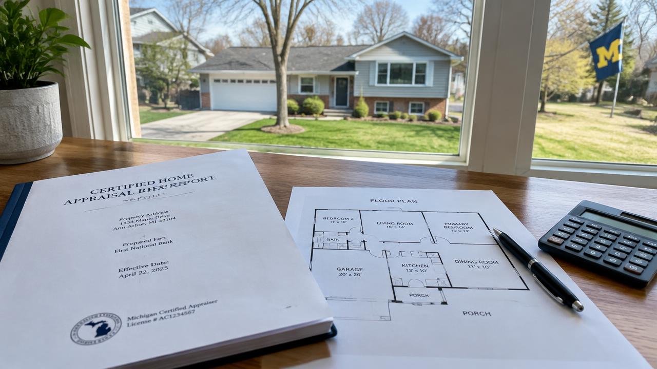 Comparing free home value estimates vs certified home appraisals in Michigan