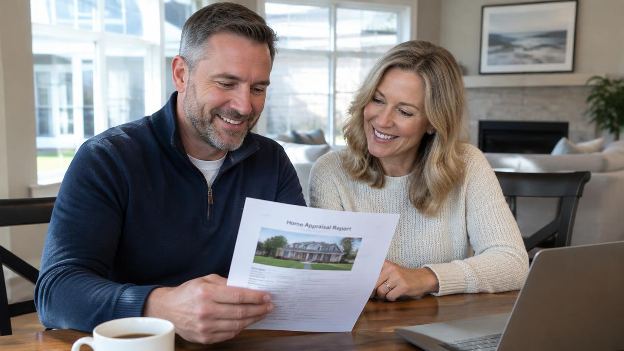 Is it a good idea to get an appraisal on a house in Michigan - Homeowners reviewing valuation report
