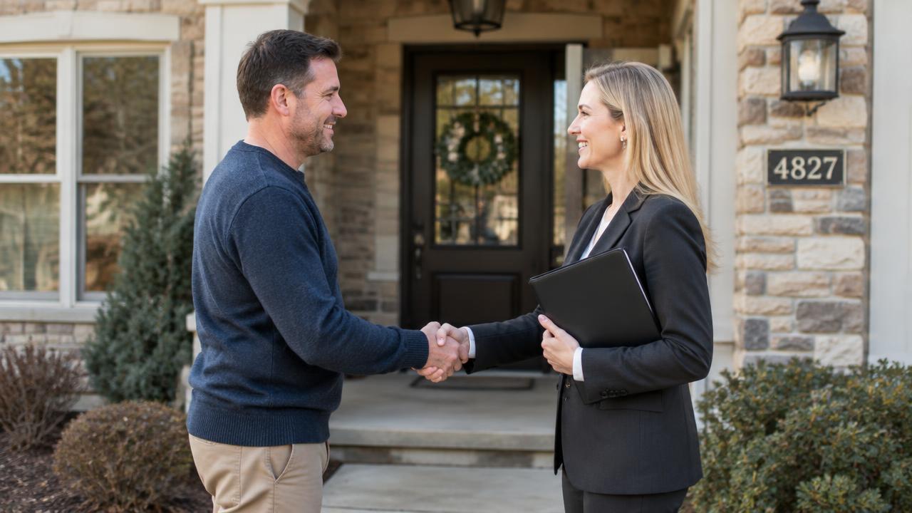 Homeowner ordering a private house appraisal in Michigan